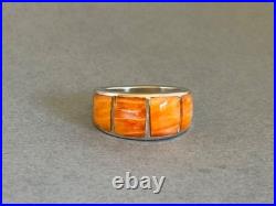 Unused Navajo Sterling Silver and Spiny Oyster Ring Size 6