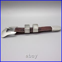 VINTAGE NAVAJO STERLING SILVER RANGER SET by KARL NATAANI-NATIVE AMERICAN