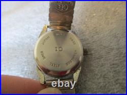 Vintage Cb Charlie Bowie Navajo Sterling Silver Watch Opal/onyx/blue Papis Inlay