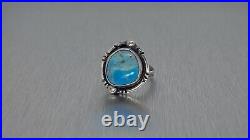 Vintage Estate, Handcrafted, Sterling Silver, Navajo Turquoise Ring
