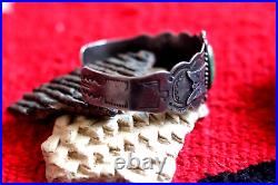 Vintage FRED HARVEY ERA BUTTERFLY CUFF bracelet Navajo sterling silver READ