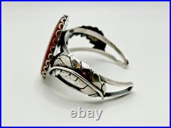 Vintage -Native American Montana Agate Sterling Silver Bracelet #615