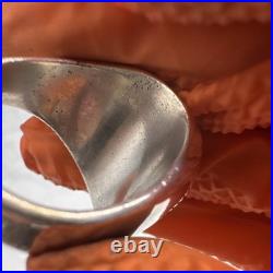 Vintage Native American Navajo Lapis Lazuli Gemstone Sterling Silver Ring