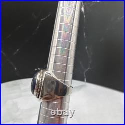 Vintage Native American Navajo Lapis Lazuli Gemstone Sterling Silver Ring