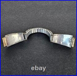 Vintage Native Anerican Navajo Sterling Silver & Turquoisse Womens Watch Band