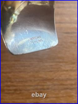 Vintage Navajo J. Wright Sterling Silver CuffThick 1.5Hefty 54 GramsGorgeous