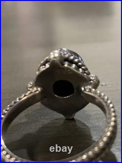 Vintage Navajo Native American Sterling Silver 925 Blue Lapis Ring Size 8