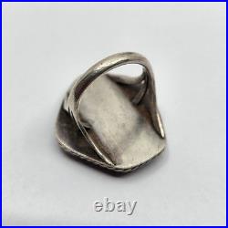 Vintage Navajo Sterling SIlver Royston Turquoise Mens Ring Size 8