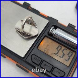 Vintage Navajo Sterling SIlver Royston Turquoise Mens Ring Size 8