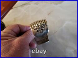 Vintage Navajo Sterling Silver Cuff Bracelet by Emerson Bill