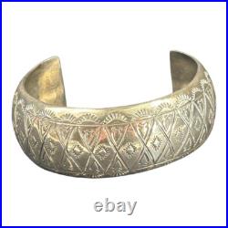 Vintage Navajo Sterling Silver Hand Stamped Bracelet Vintage Navajo Sterling Silver Hand Stamped Bracelet