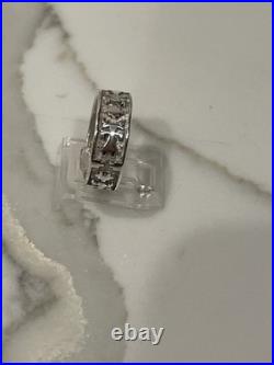 Vintage Navajo Storyteller Band Ring Sterling Silver Ring Size 7.5