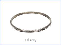 Vintage Navajo sterling silver stacker bracelets