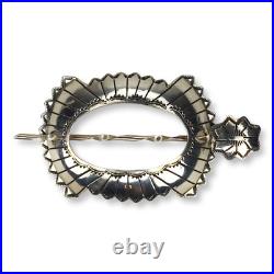 Vintage Southwestern Sterling Silver 925 Hand Stamped Ponytail Holder