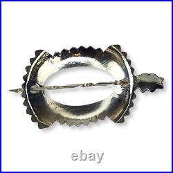 Vintage Southwestern Sterling Silver 925 Hand Stamped Ponytail Holder