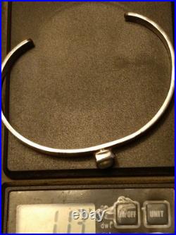 Vintage Sterling Silver Opal 6 Cuff Bracelet + Sterling Silver Opal Ring