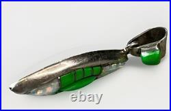 Vintage Teddy Goodluck Navajo Sterling Silver Gaspeite & Opal Inlay Pendant TG