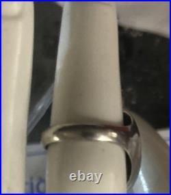 Vintage Zuni Ring of Inlay Turquoise Mother of Pearl Size 6.5 good luck