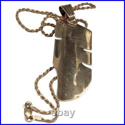 Wisdom WILL DENETDALE Navajo Sterling Silver Feather Black Onyx Necklace