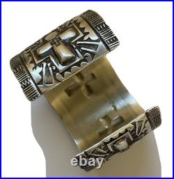 Women's Ronnie Willow Sterling Silver Cross Stamped Cuff Bracelet