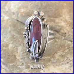 Womens Purple Spiny Oyster Navajo Sterling Silver Ring Size 6 10836 Womens Purple Spiny Oyster Navajo Sterling Silver Ring Size 6 10836