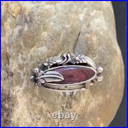 Womens Purple Spiny Oyster Navajo Sterling Silver Ring Size 6 10836