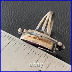 Womens Purple Spiny Oyster Navajo Sterling Silver Ring Size 6 10836