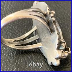 Womens Purple Spiny Oyster Navajo Sterling Silver Ring Size 6 10836