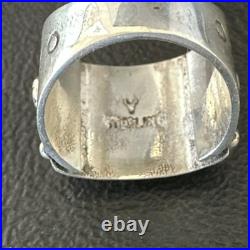 Zuni Pueblo Gilson Opal Turquoise Inlay Ring Sterling Silver Sz 7 19980